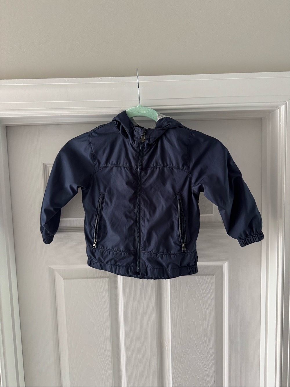 GAP Kids Navy Hooded Rain Jacket